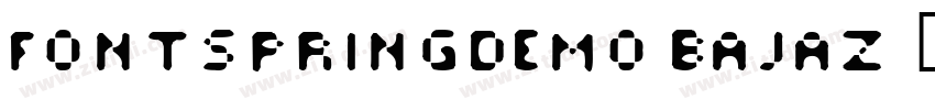 FONTSPRINGDEMO Bajaz字体转换